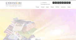 Desktop Screenshot of cantadori.com.br